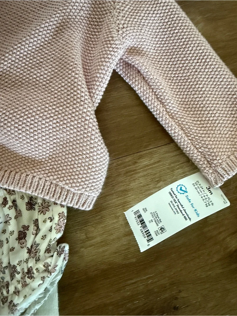 NWT Carter's Just One You 3 Piece Sweater Set 3month Cotton